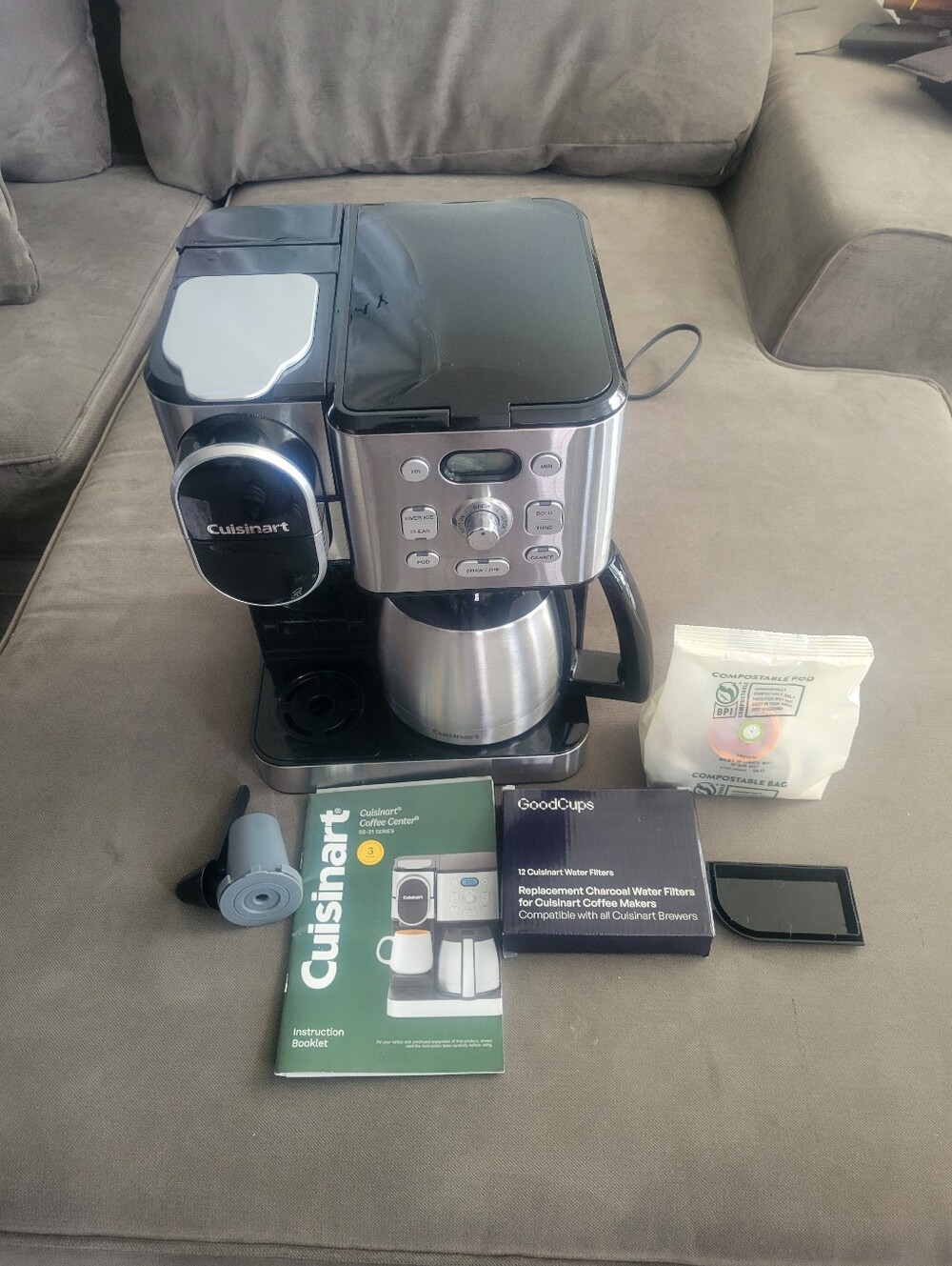 Cuisinart Coffee Center 10 Cup Thermal Coffee Maker and Single-Serve